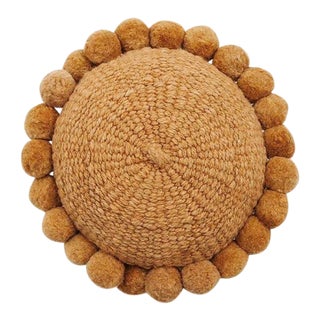 Pom Pom Cushion - Camel (S) For Sale