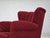 Vintage Danish Relax Chair in Red Furniture Wool, 1950s For Sale - Image 14 of 18