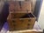 Antique Primitive Spanish Riveted Wood Trunk Box For Sale - Image 9 of 10