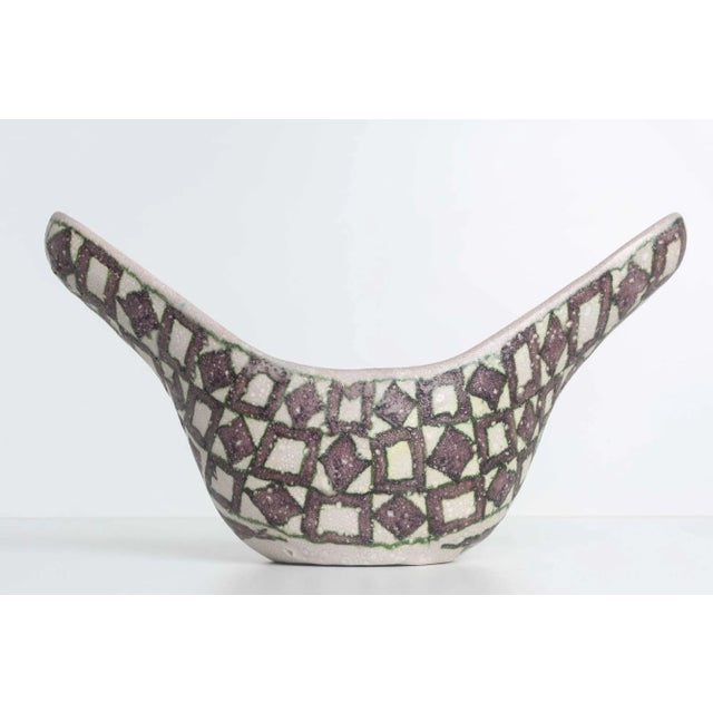Mid-Century Modern Guido Gambone Vessel Glazed Stoneware Italy, 1955 For Sale - Image 3 of 11