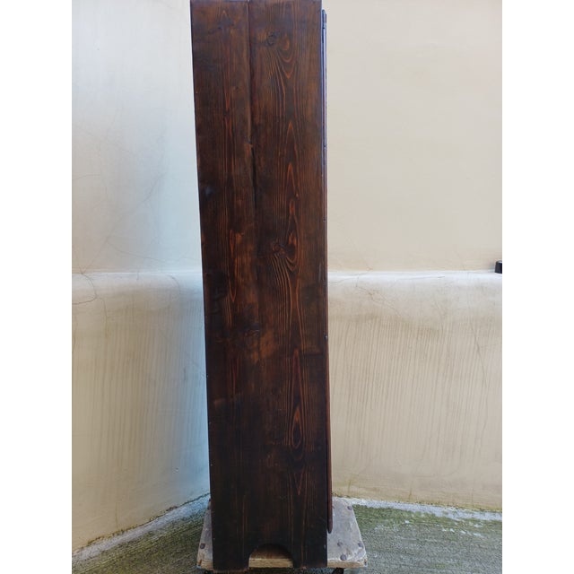 Brown Small Tuscan Chestnut Display Cabinet, Early 1900s For Sale - Image 8 of 18