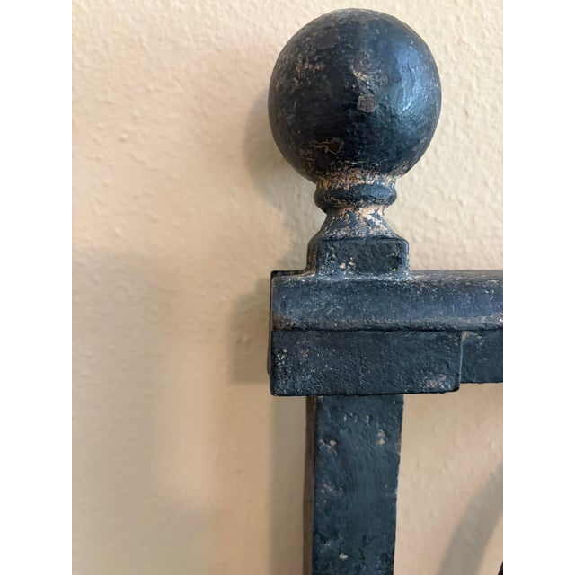 Walter MacFarlane & Co Cast Iron Headboard, Queen For Sale - Image 4 of 6