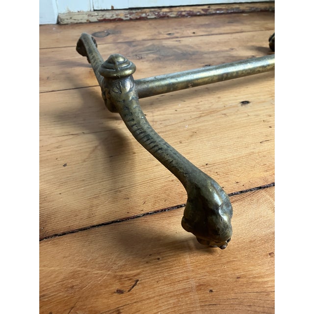 1950s Vintage Brass Adjustable Height Music Stand Writing Table For Sale - Image 5 of 8
