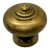 Henredon Brass Knob Aged Brass Finish. For Sale