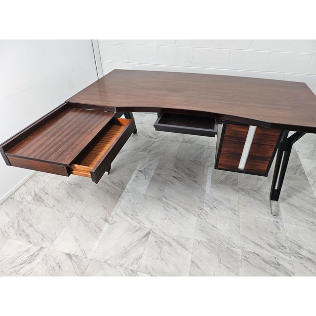 Mid-Century Modern Ico Parisi Design Desk for Mim, Circa 1958 For Sale - Image 3 of 18
