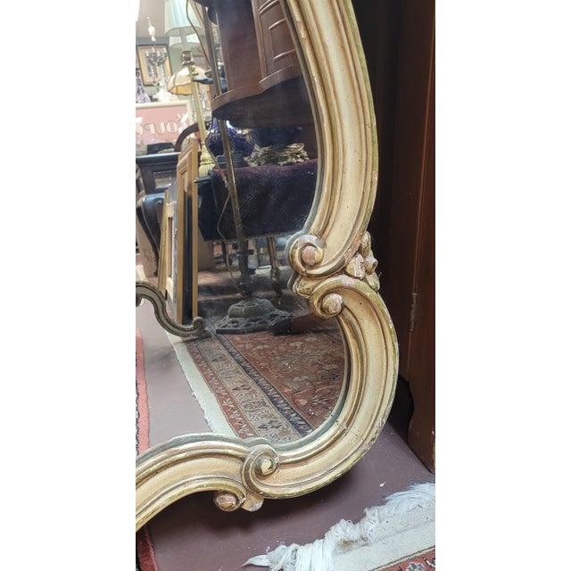 Venetian Style 1950s Wall Mirror For Sale In Philadelphia - Image 6 of 13
