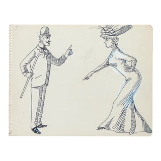 Sentiment, China Ink, 20th Century For Sale