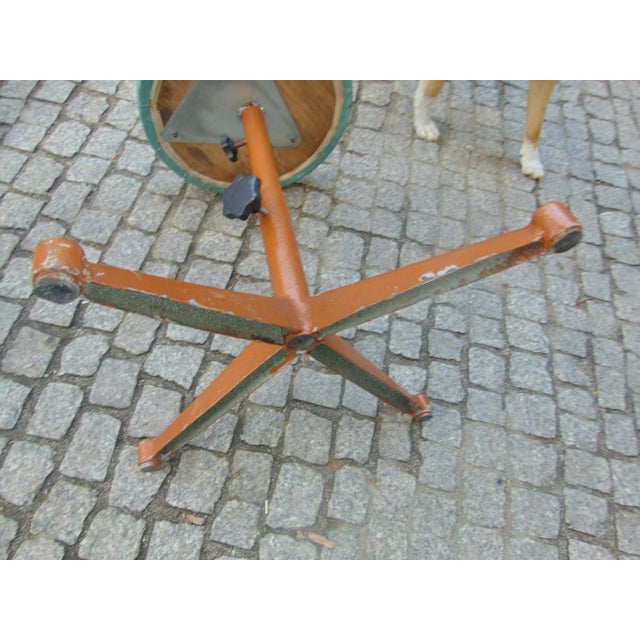 1970s Vintage Industrial Stool, 1970s For Sale - Image 5 of 7