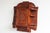 Antique Folk Art Arts and Crafts Dutch Chip Carved Wall Cabinet, 1910 For Sale - Image 4 of 7