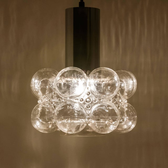 Cascade Light Fixture with Five Pedant Lights by Helena Tynell, 1960s For Sale - Image 12 of 18