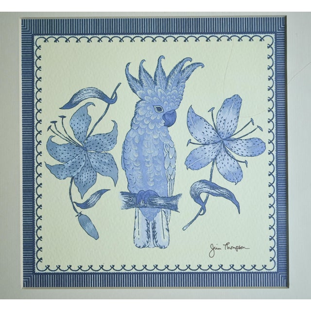 1990s Jim Thompson Cockatoo Prints - Set of 2 For Sale - Image 4 of 9