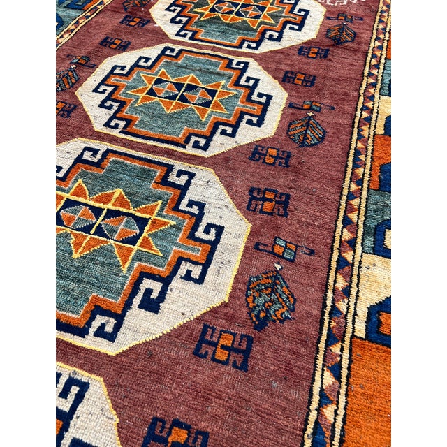 Antique Caucasian Lori Pambak Kazak Hand-Knotted Wool Rug - 4'10" X 7'5" For Sale - Image 6 of 10