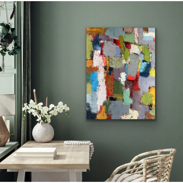 Contemporary Abstract Original Oil Painting For Sale - Image 4 of 12