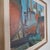 A rare and powerful original 1940s mid-century modernist oil painting on board by the listed swedish artist harald öman...