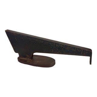 1970s Iron Abstract Brutalist Tabletop Sculpture by Simi Dabah For Sale