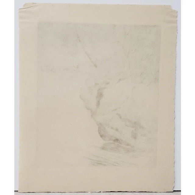 Rodney Thomson (American, 1878-1941) "The Watcher" Drypoint Etching Trial Proof C.1930 For Sale - Image 11 of 12