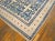 Indian Magnificently Decorative Light Blue and Light Cream Color Vintage Indian Cotton Agra Rug For Sale - Image 3 of 6