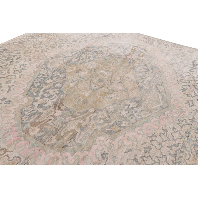 Rug & Kilim Rug & Kilim’s Oushak Style Rug With Polychromatic Patterns For Sale - Image 4 of 7