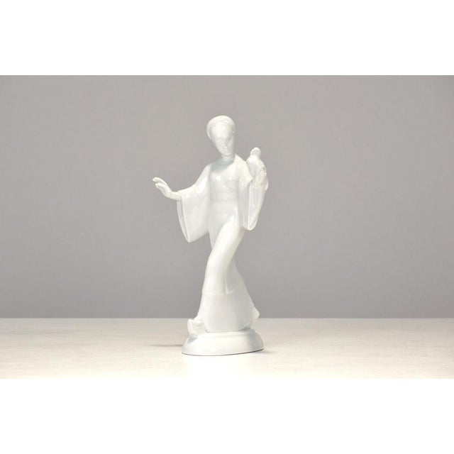 Porcelain Figure by Adolph Amberg for KPM, Berlin, Germany, 1910s For Sale - Image 9 of 11