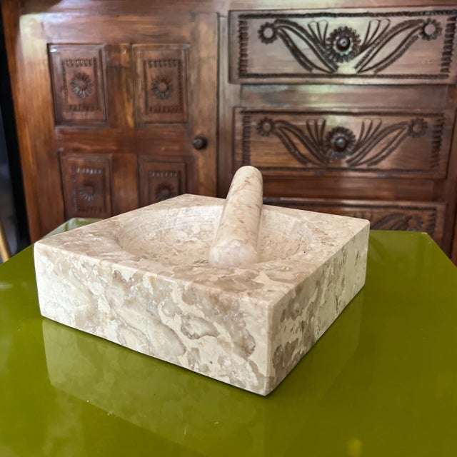 1960s 1960s Marble Mortar and Pestle For Sale - Image 5 of 6