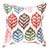 Multi Color Hand Knotted Turkish Silk Ikat Pillow For Sale