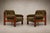 1960s Pair of “Copa” Armchairs in Jatobá and Olive-Green Mohair by Jean Gillon for Italma, Brazil, 1960s For Sale - Image 5 of 18