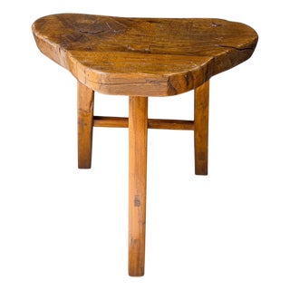 Antique 3 Legged Stool For Sale
