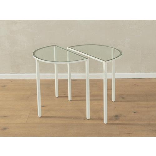 White Side Tables, 1980s, Set of 2 For Sale - Image 6 of 9
