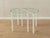 White Side Tables, 1980s, Set of 2 For Sale - Image 6 of 9
