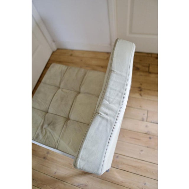 Textile Samouraï Fireside Chair attributed to Joseph André Motte, France, 1970s For Sale - Image 7 of 17