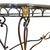 Metal French Empire Style Wrought Iron & Black Marble Serpentine Console Table For Sale - Image 7 of 11