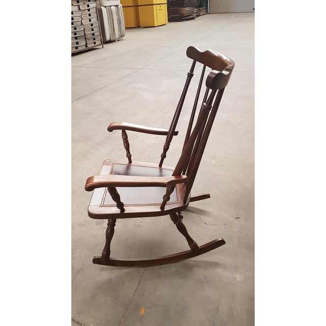 Spanish Rocking Chair in Oak For Sale - Image 13 of 15