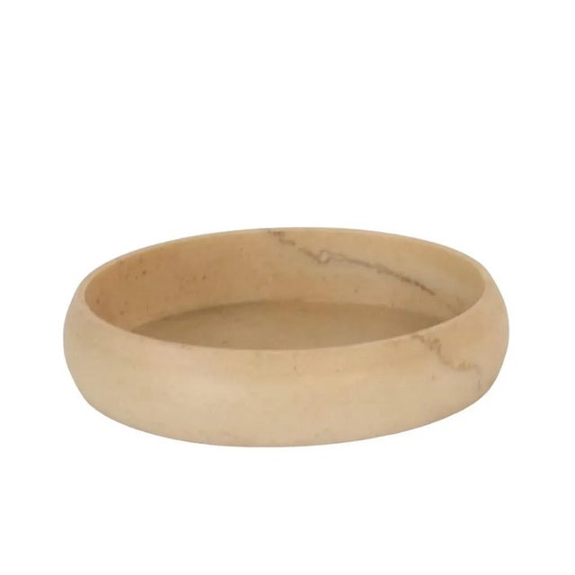 Contemporary Indian Marble Round Plate - Medium For Sale - Image 3 of 7