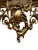 Metal Louis XV Rococo Style Brass Console and Mirror, 1920s, Set of 2 For Sale - Image 7 of 8