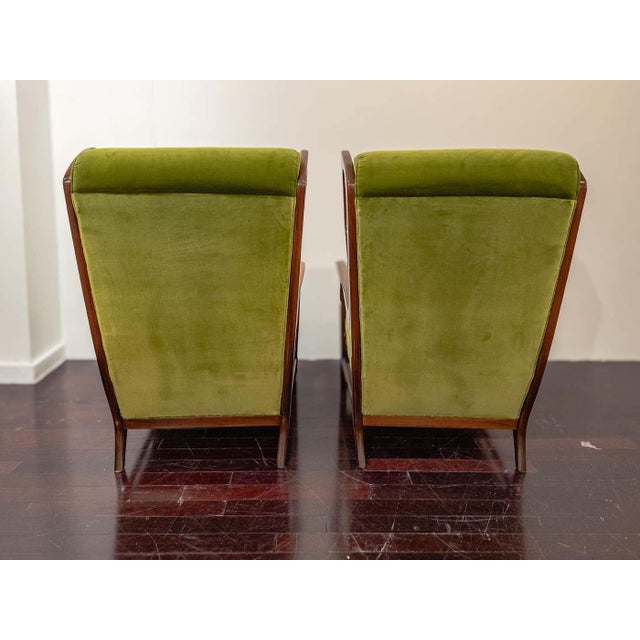 Wood Gio Ponti Lounge Chairs For Sale - Image 7 of 8