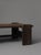 Mid-Century Modern 1960s Stained Pine Brutalist Coffee Table For Sale - Image 3 of 5