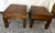 Brown Pair of Lane Furniture Campaign Style End Tables For Sale - Image 8 of 9