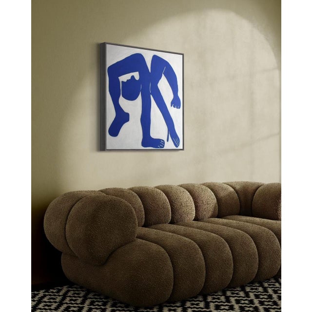 Bodasca, The Blue Man, 2026, Acrylic Painting on Canvas For Sale - Image 6 of 13