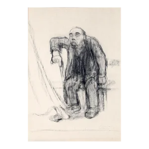 1940s "Konrad ruft der Tod 10" Collotype by Kathe Kollwitz