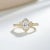 Kai Fine Jewelry Kai Oliveleaf Halo 2.4ctw Oval Lab Grown Diamond Ring in 14k Gold (All Sizes Available) For Sale - Image 4 of 10