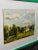 Paint Late 20th Century Three Vintage Watercolors of Homes Among Trees in New Modern Green Glazed Frames For Sale - Image 7 of 10