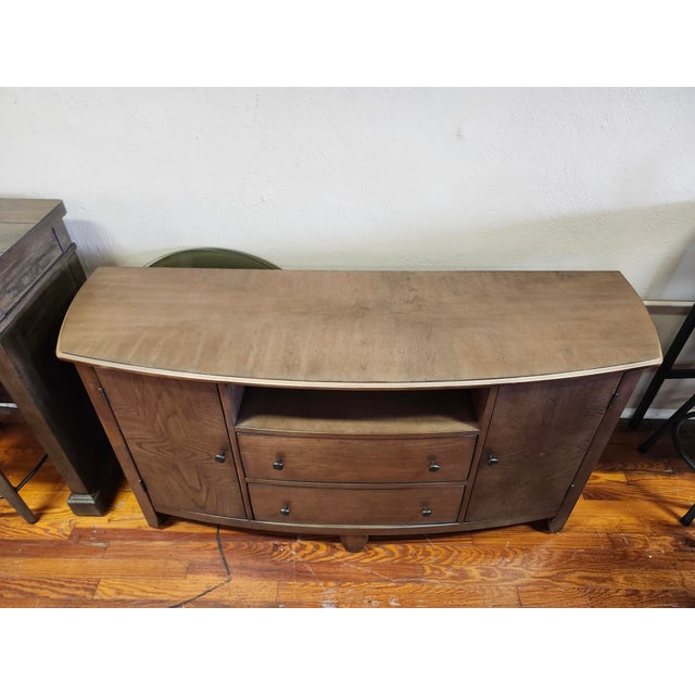 Hammary Primo III Collection Entertainment Console Tv Stand Media Cabinet Attributed For Sale - Image 4 of 17