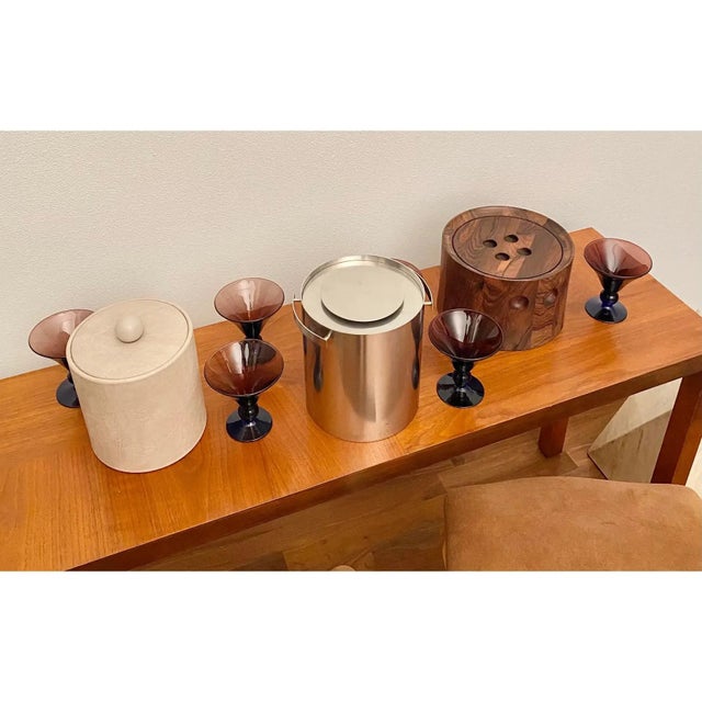 1960s Jens Quistgaard for Nissen Rosewood Ice Bucket For Sale - Image 5 of 7