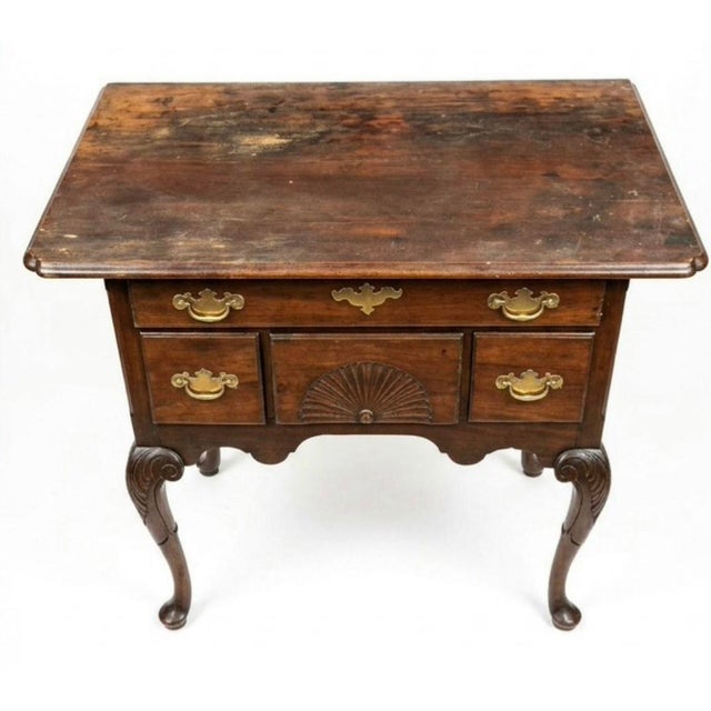 American Late 18th Century Queen Anne Lowboy For Sale - Image 3 of 3