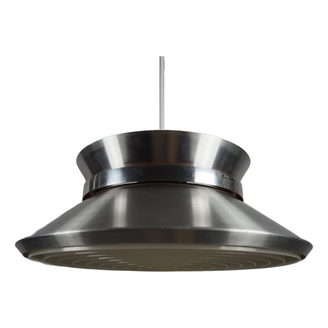 Vintage Pendant Lamp by Carl Thore for Granhaga Metallindustri, Sweden, 1970s For Sale