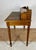 English Oak Writing Desk with Raised Gallery and Drawers, 1930s For Sale - Image 13 of 17