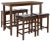 Brown Modern Pub Set in Dark Brown & Black - 5 Pieces For Sale - Image 8 of 8