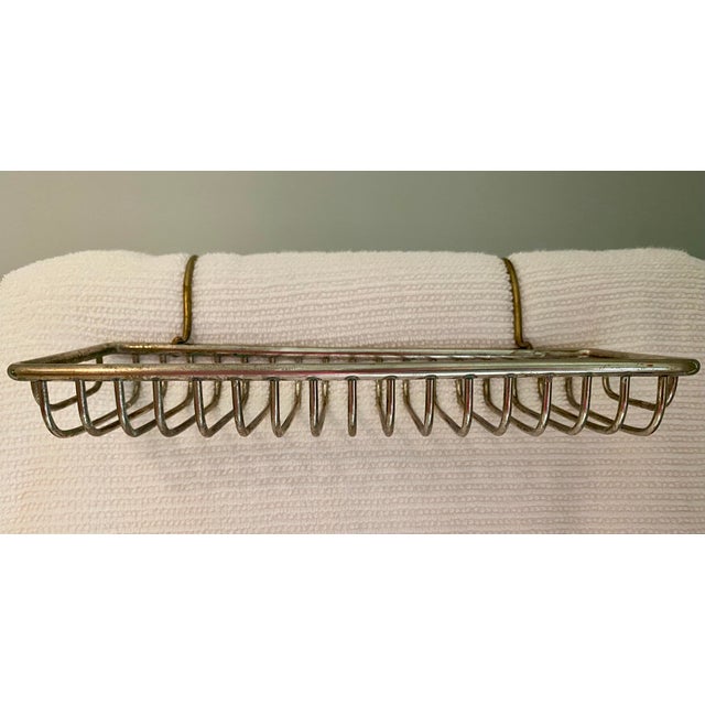 Vintage 1930s Chrome Soap Holder for Claw Foot Tub Chairish