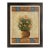 Original Floral Oil Painting “Golden Bloom” by Alena Kalen Framed Textured, Coa For Sale