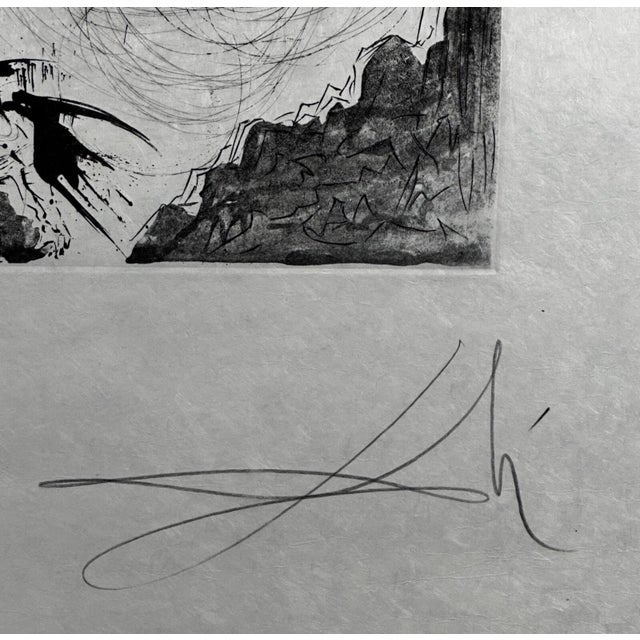 Surrealism 1960s Salvador Dali the Mythology Icarus For Sale - Image 3 of 4